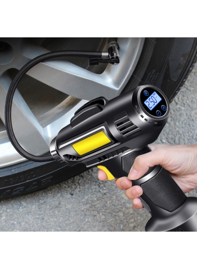 OSALIA Digital Air Compressor,Air Inflator  12V 150 PSI Portable Electric Tire Inflator Pump for Car & Motorcycle Tyres | Corded DC 12V | 10A High Power |  2.50DC - Image 2